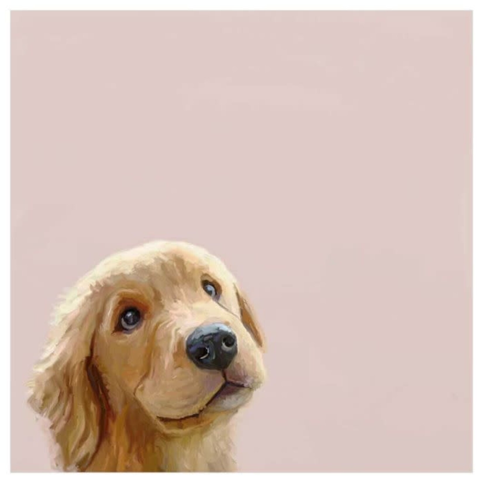 m. lynne designs golden retriever eyes framed canvas