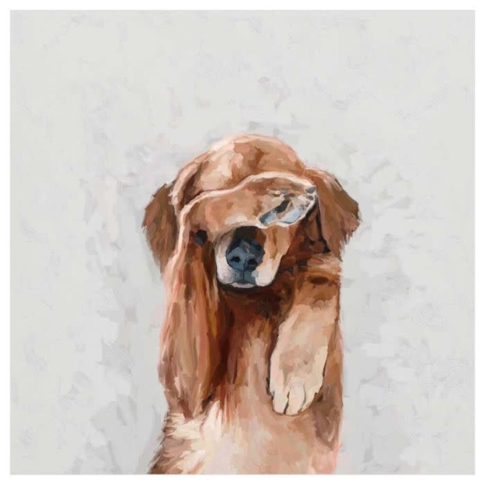 m. lynne designs long day retriever framed canvas