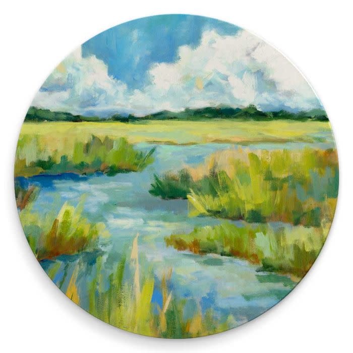 available at m. lynne designs Marshes Coaster Set