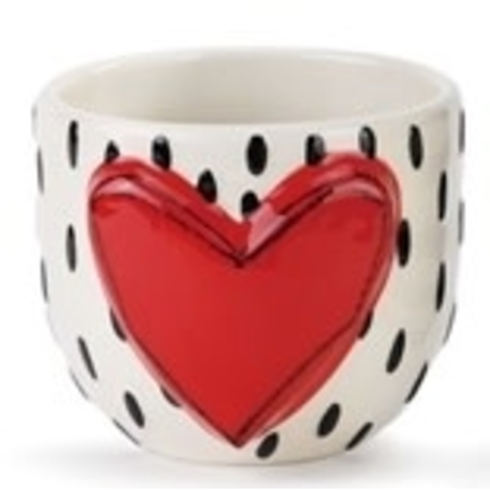 m. lynne designs heart vases