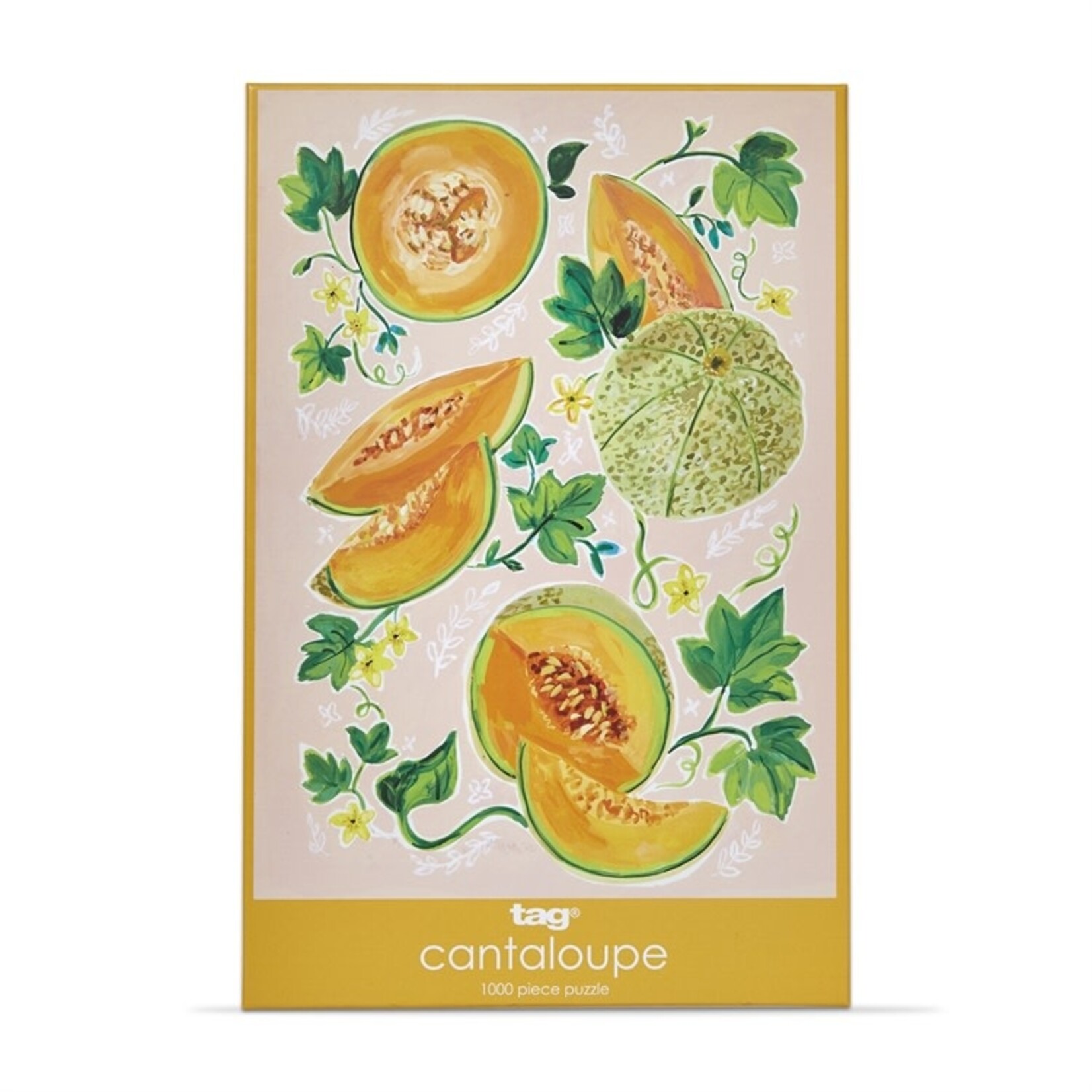 m. lynne designs cantaloupe puzzle