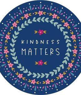 available at m. lynne designs Kindness Matters Magnet