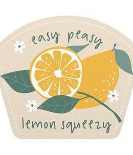 available at m. lynne designs Easy Peasy Lemon Squeezy Sticker