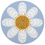 m. lynne designs flower power sticker