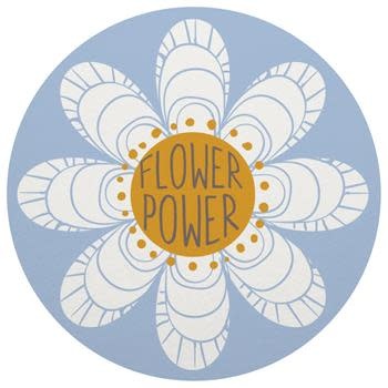 available at m. lynne designs Flower Power Sticker