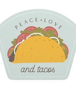 available at m. lynne designs Taco Sticker