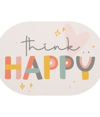 available at m. lynne designs Think Happy Sticker