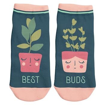 available at m. lynne designs Best Buds Ankle Socks