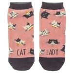 m. lynne designs cat ankle socks
