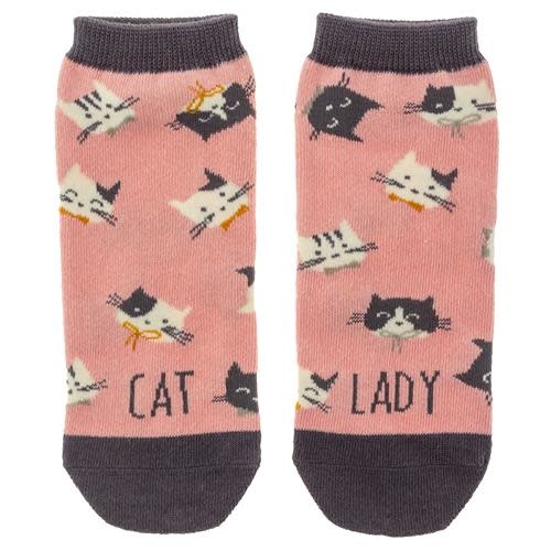 available at m. lynne designs Cat Ankle Socks