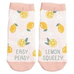 m. lynne designs lemon ankle socks