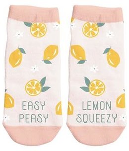 available at m. lynne designs Lemon Ankle Socks
