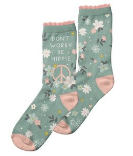 available at m. lynne designs Mint Hippie Socks