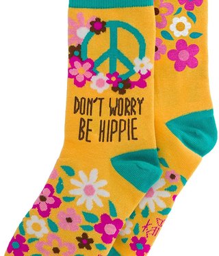 available at m. lynne designs Yellow Hippie Socks