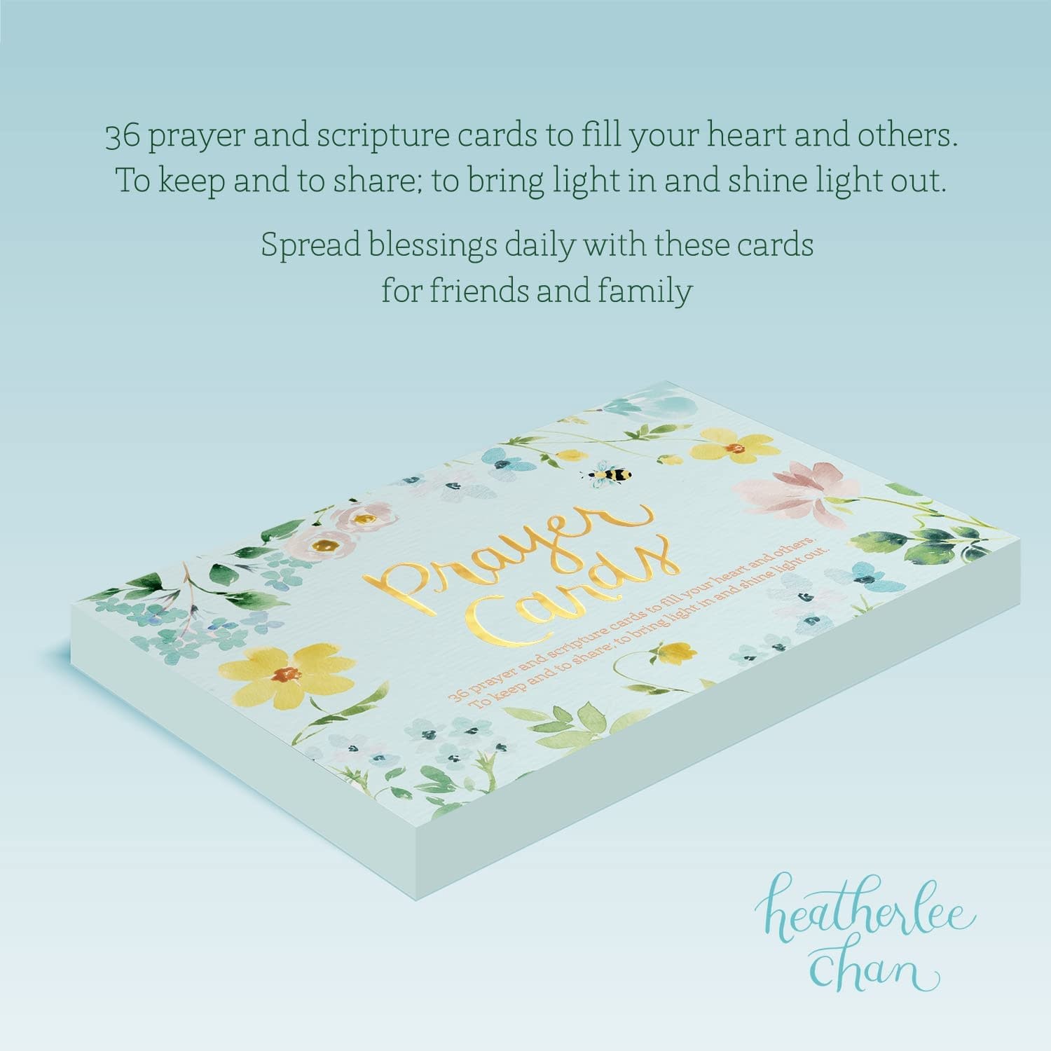 available at m. lynne designs HeatherLee Floral Prayer Cards