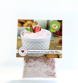 available at m. lynne designs Strawberries & Cream Dip Mix