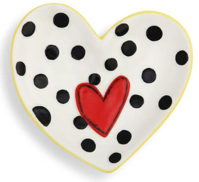 available at m. lynne designs Heart Trinket Dish