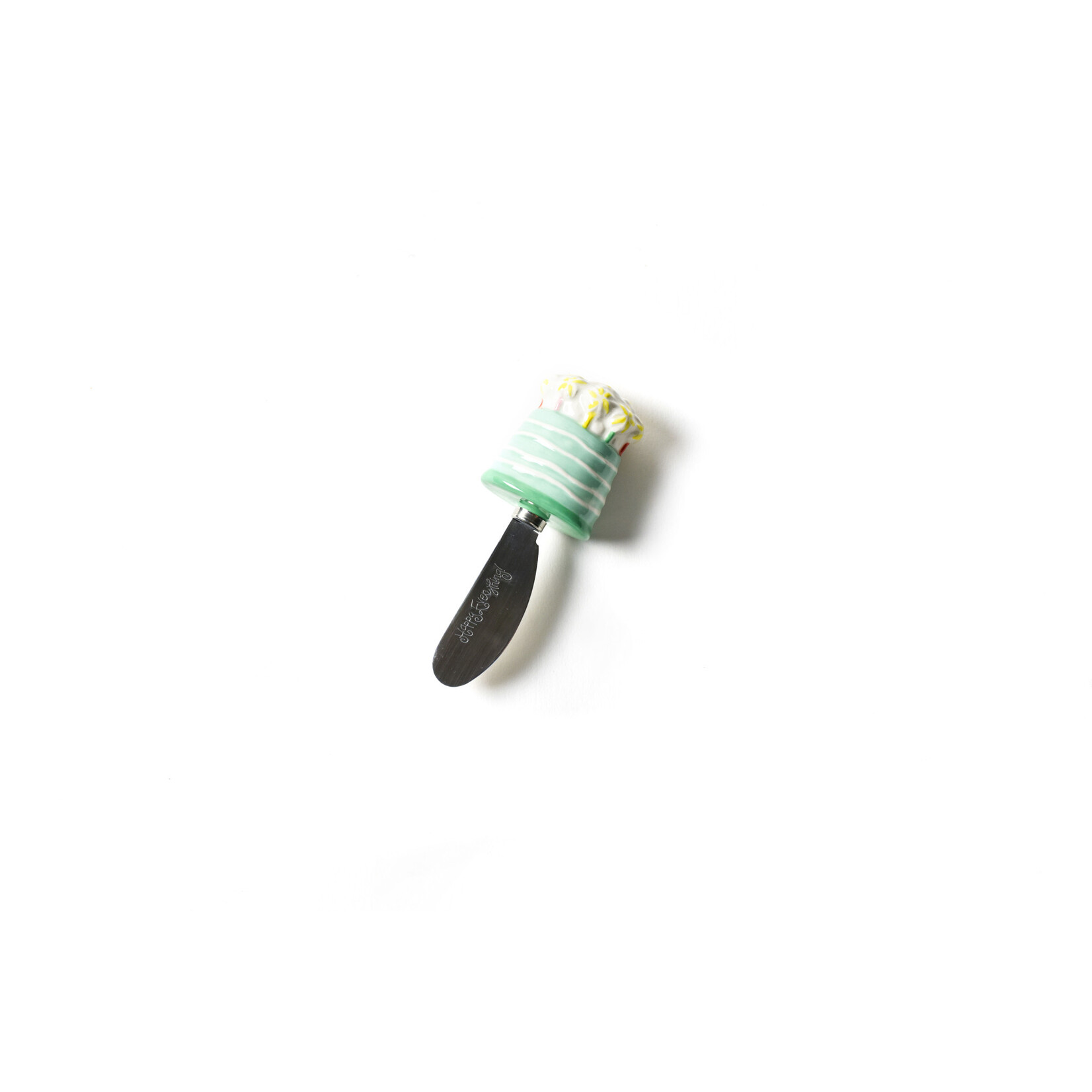 happy everything sparkle cake embellishment spreader