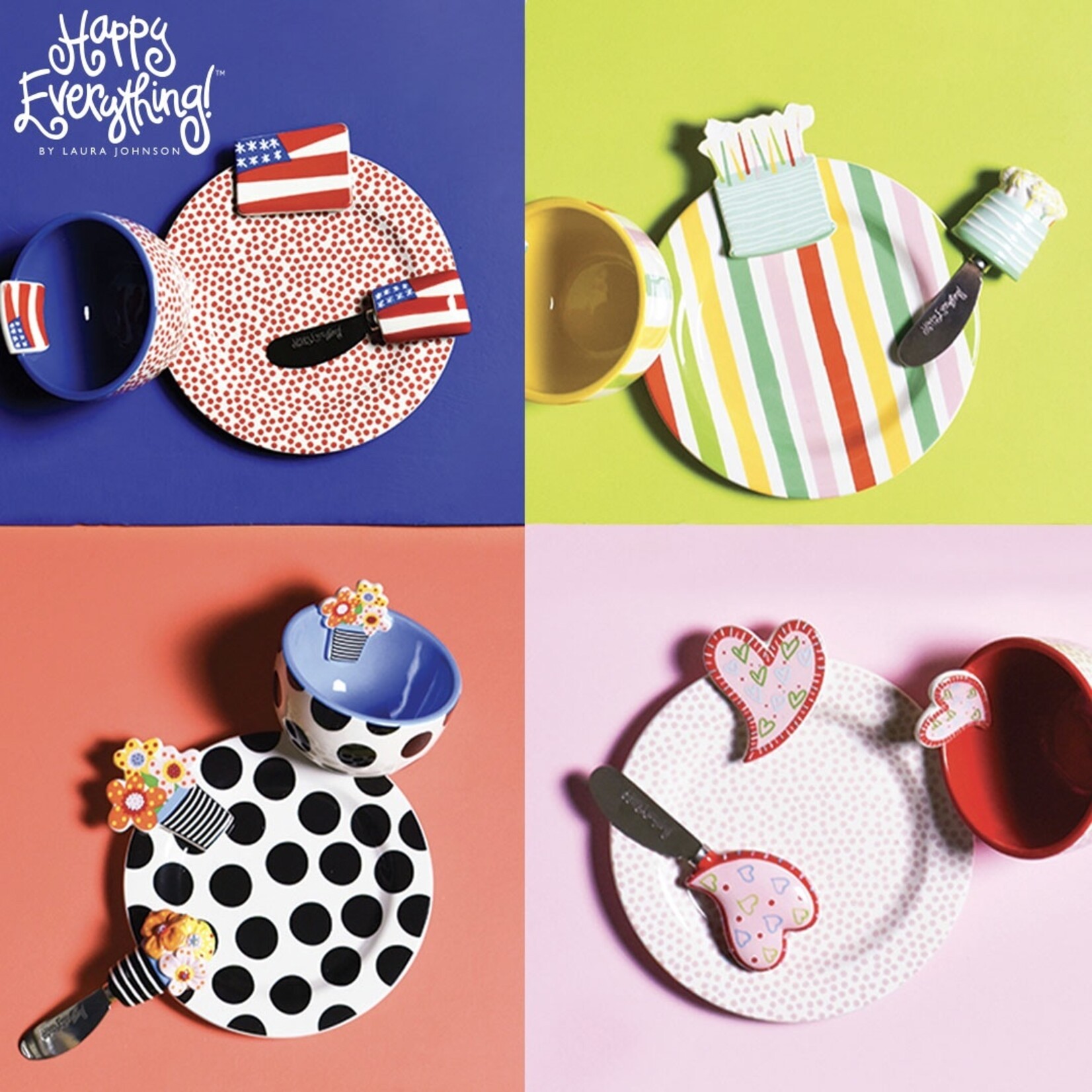 happy everything flag embellishment spreader