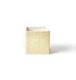 happy everything Gold Small Dot Nesting Cube, Small