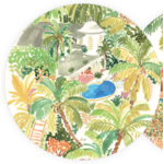 m. lynne designs oasis single coaster