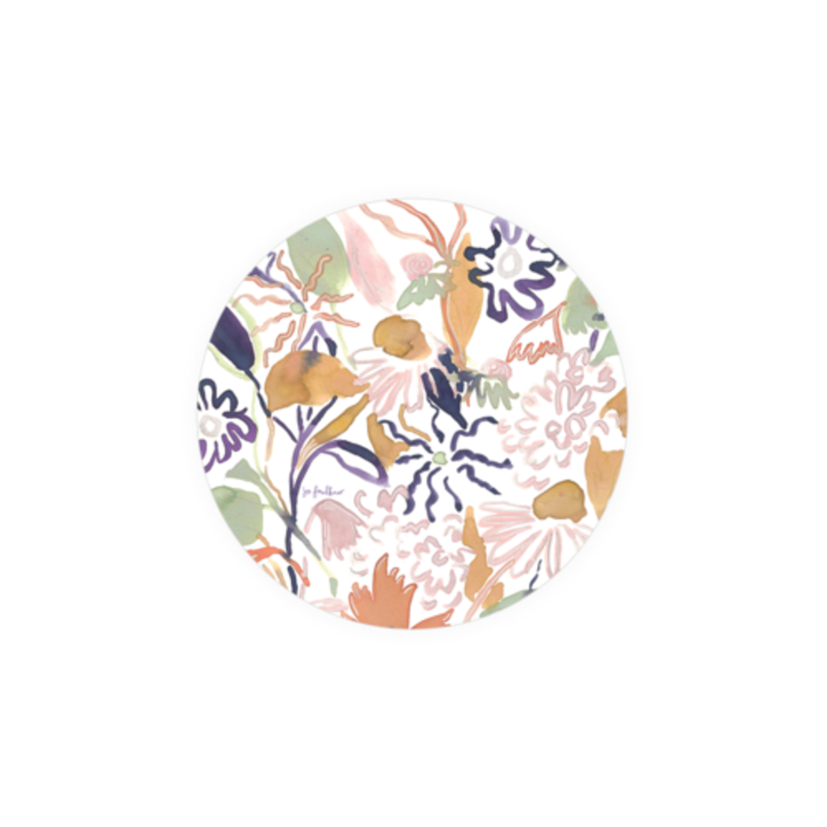 m. lynne designs daisies single coaster