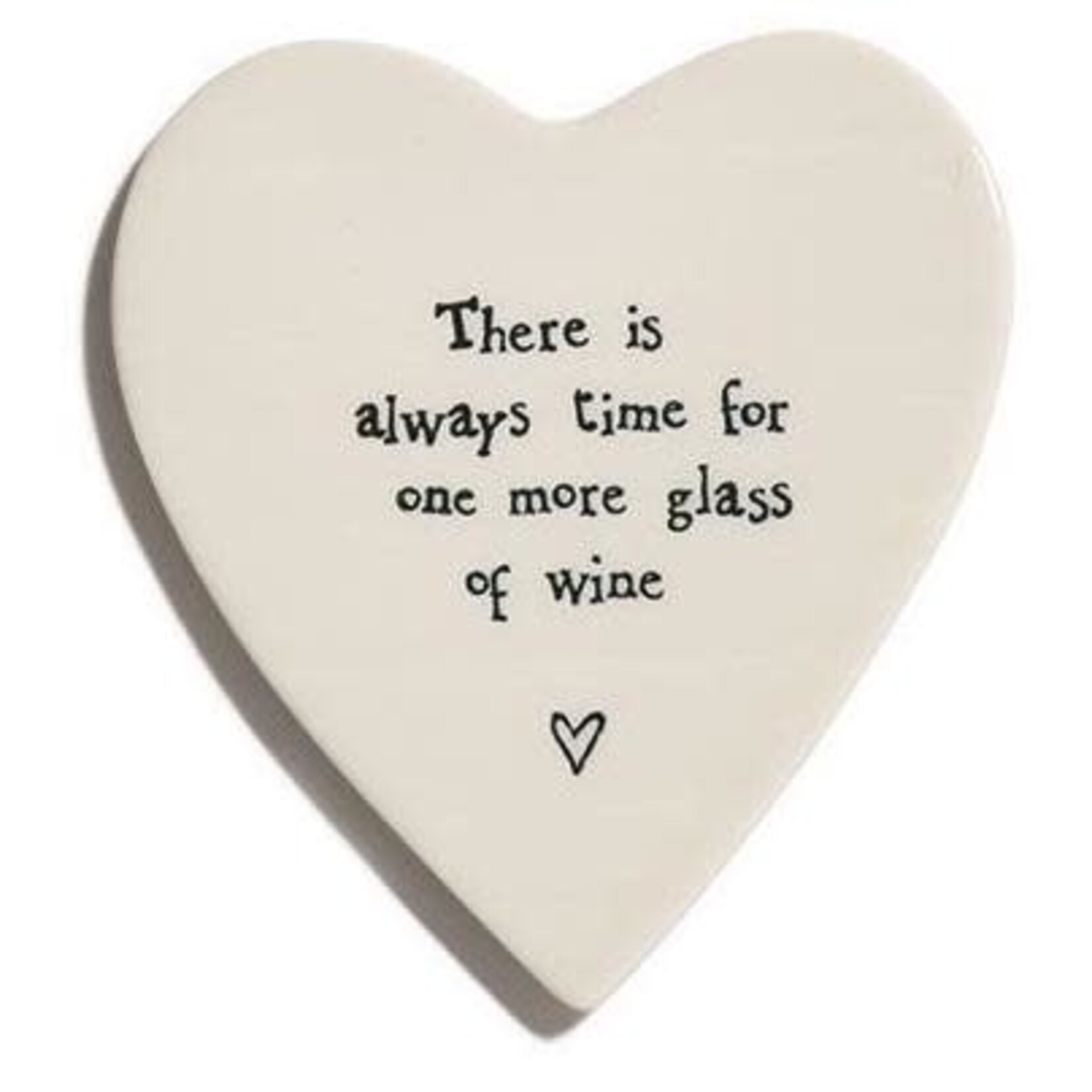 m. lynne designs heart coaster with quote
