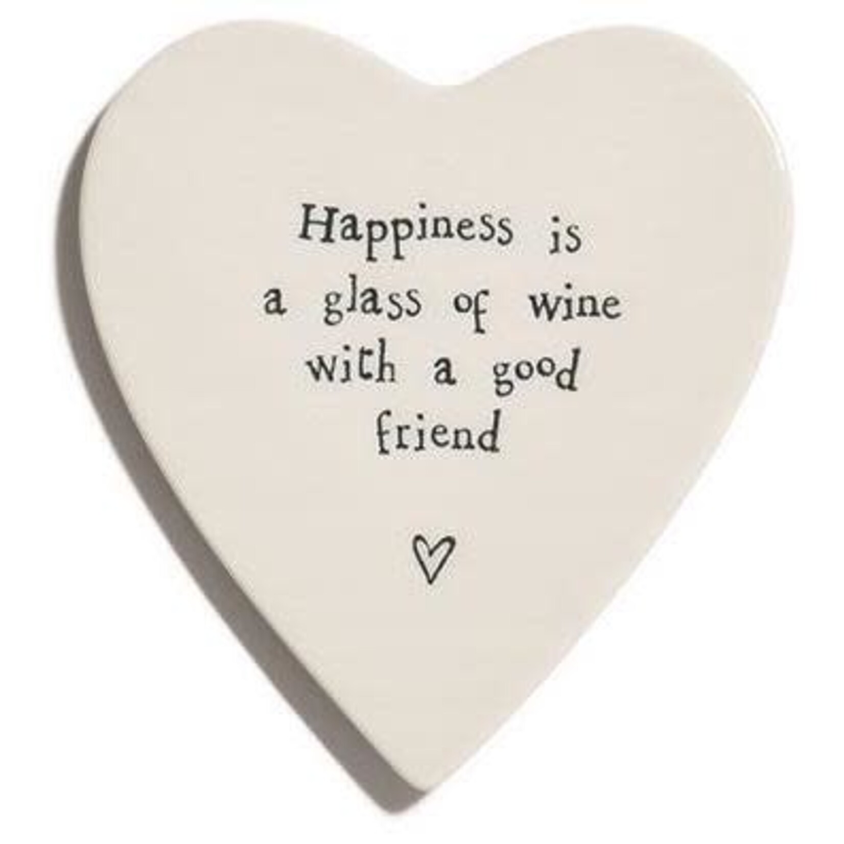 m. lynne designs heart coaster with quote
