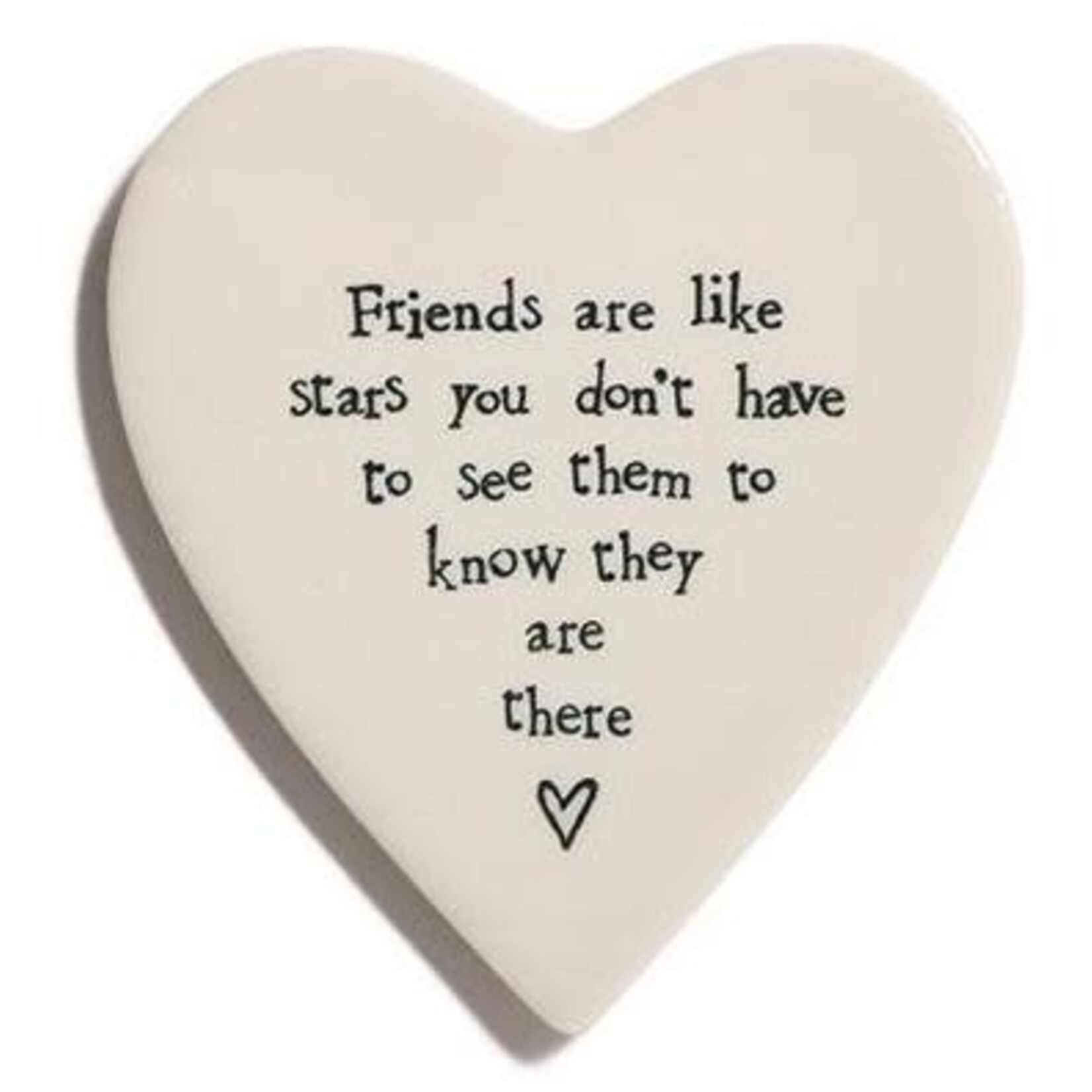 m. lynne designs heart coaster with quote