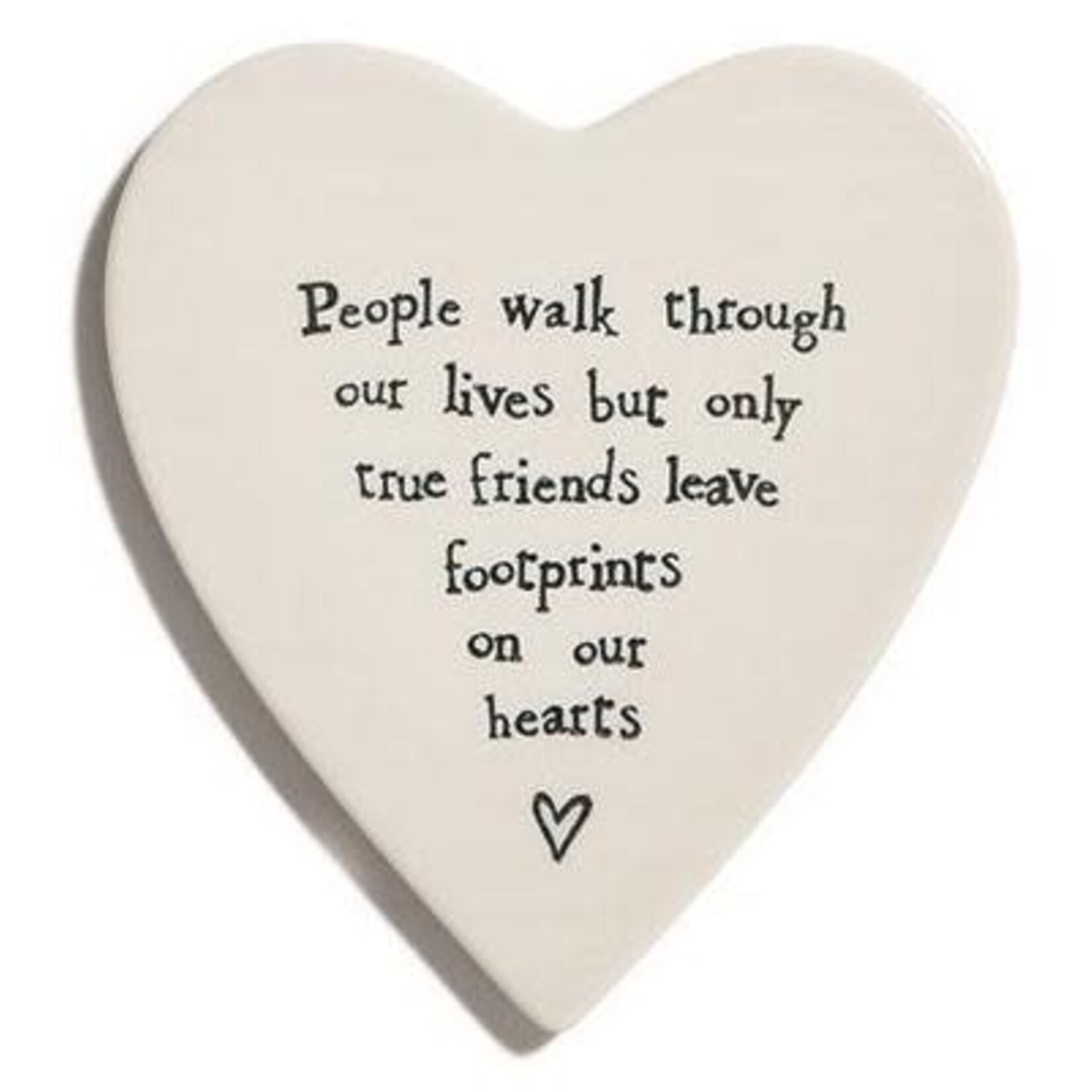 m. lynne designs heart coaster with quote