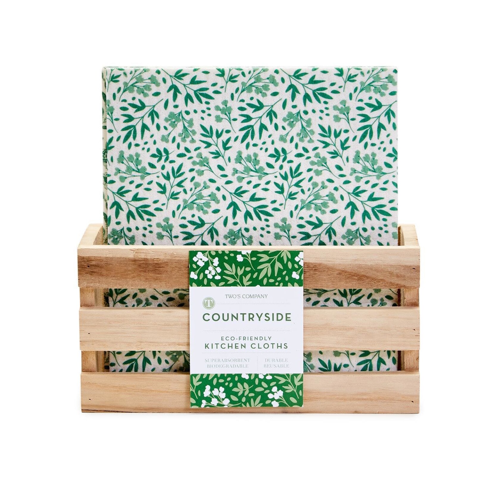 m. lynne designs green swedish dishcloth