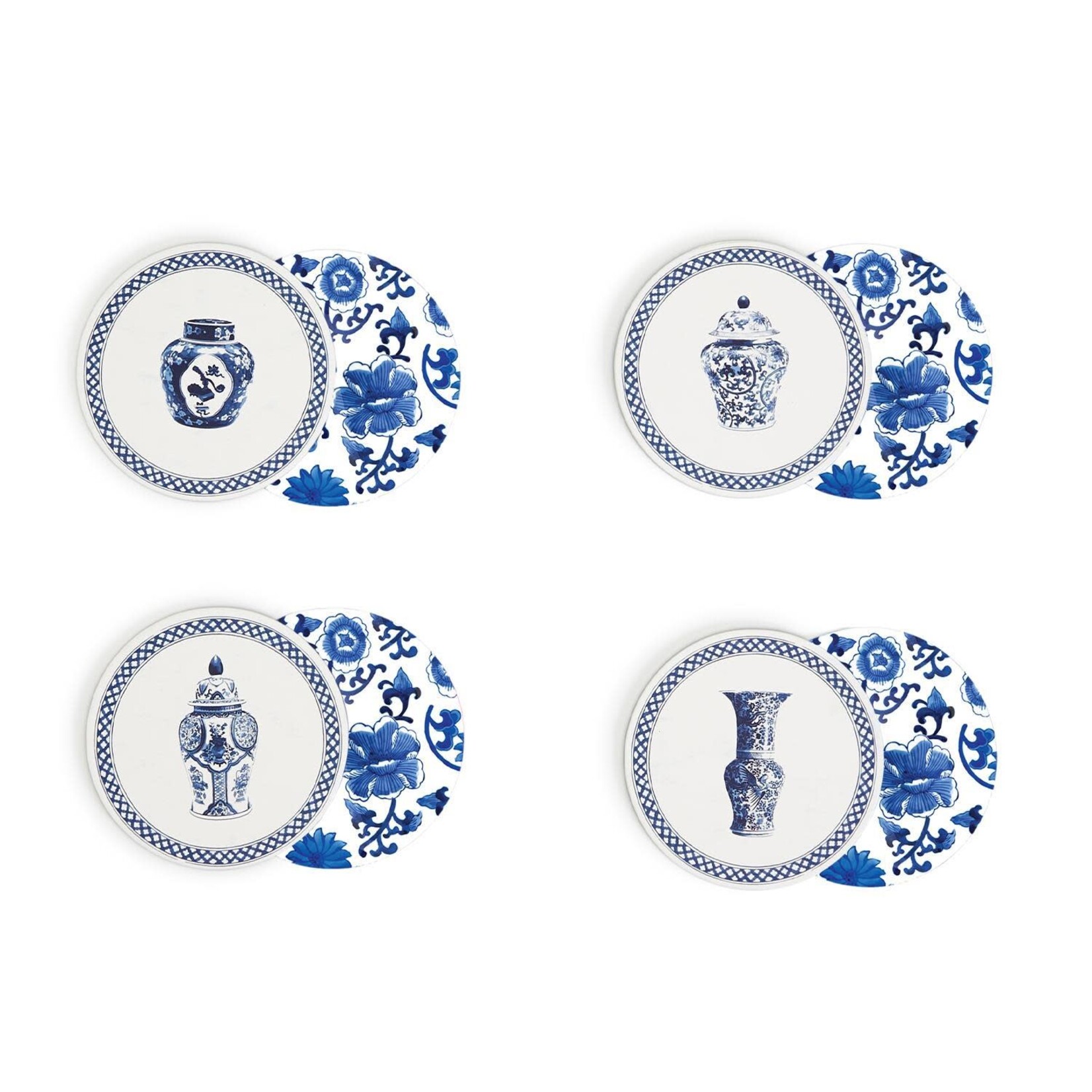 m. lynne designs chinoiserie paper coasters