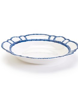 available at m. lynne designs Melamine Blue Bamboo Bowl