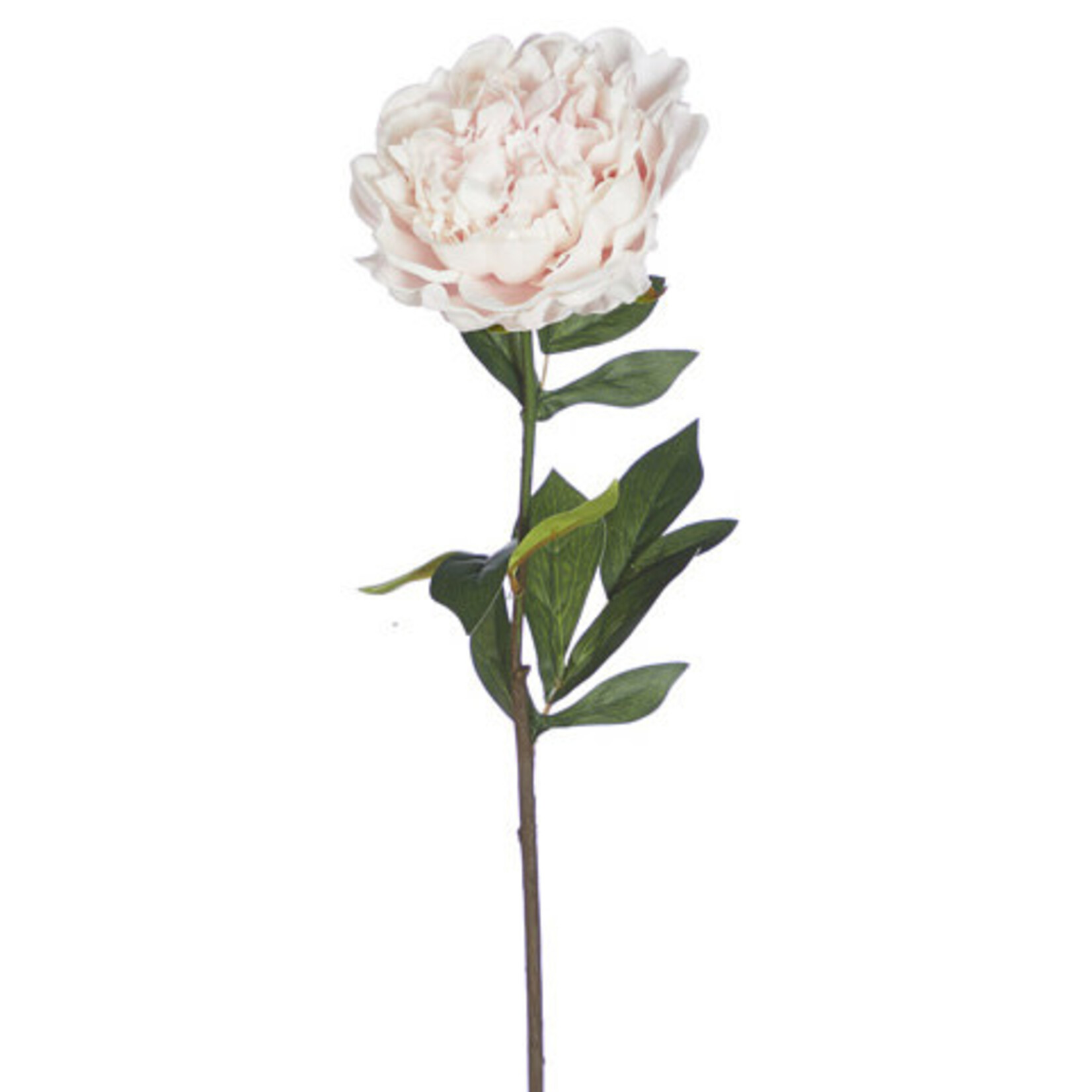 m. lynne designs light pink real touch peony stem