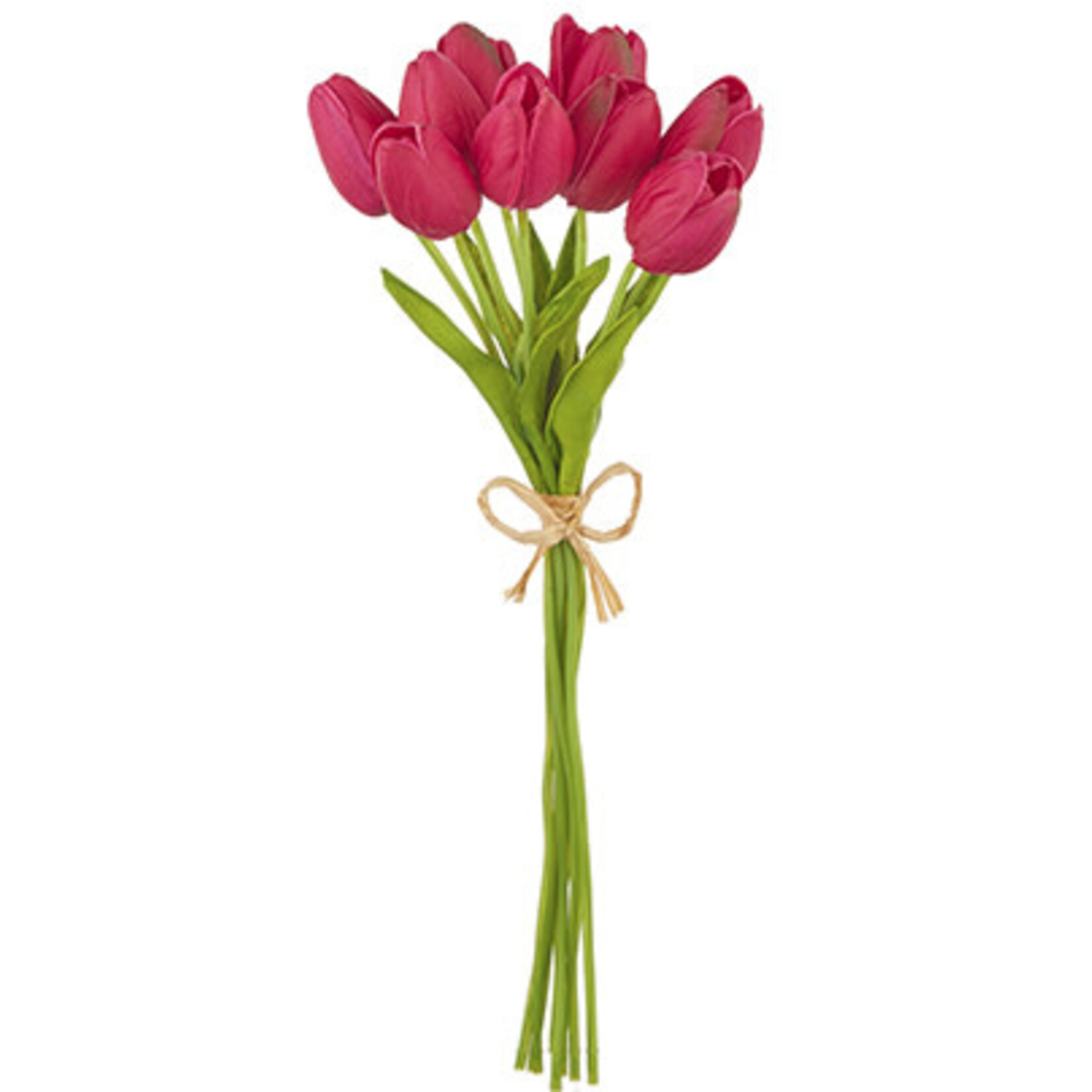 m. lynne designs hot pink real touch tulip