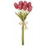 m. lynne designs bright pink real touch tulip