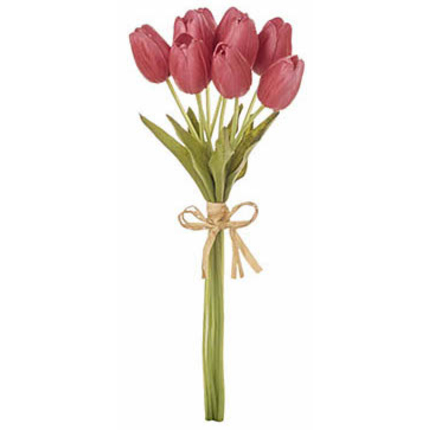 m. lynne designs bright pink real touch tulip