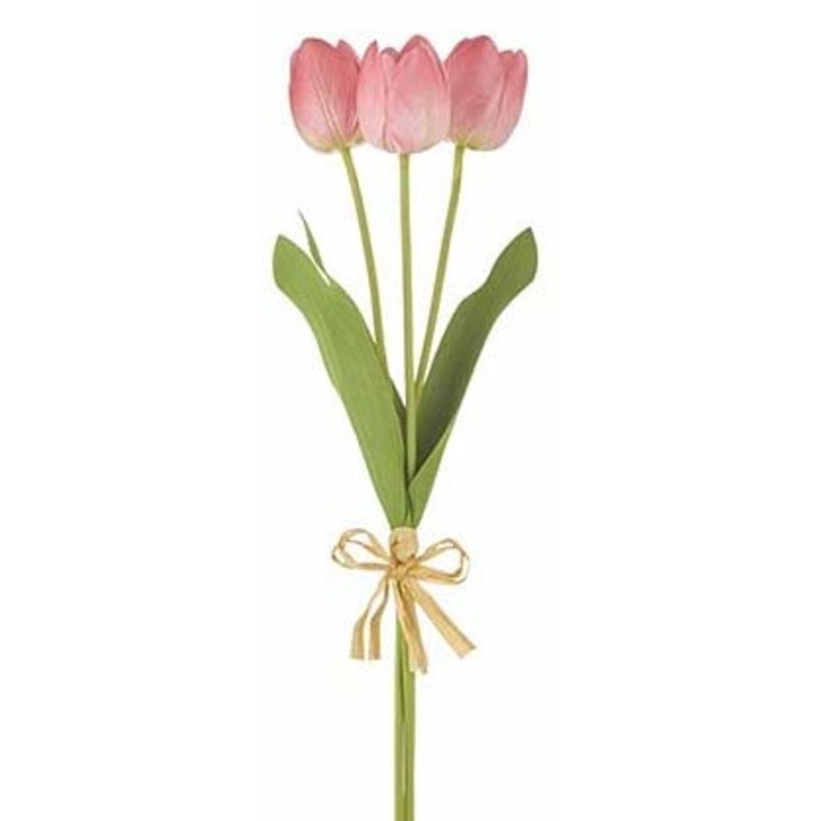 m. lynne designs light pink real touch tulip