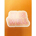 m. lynne designs it is well sticker