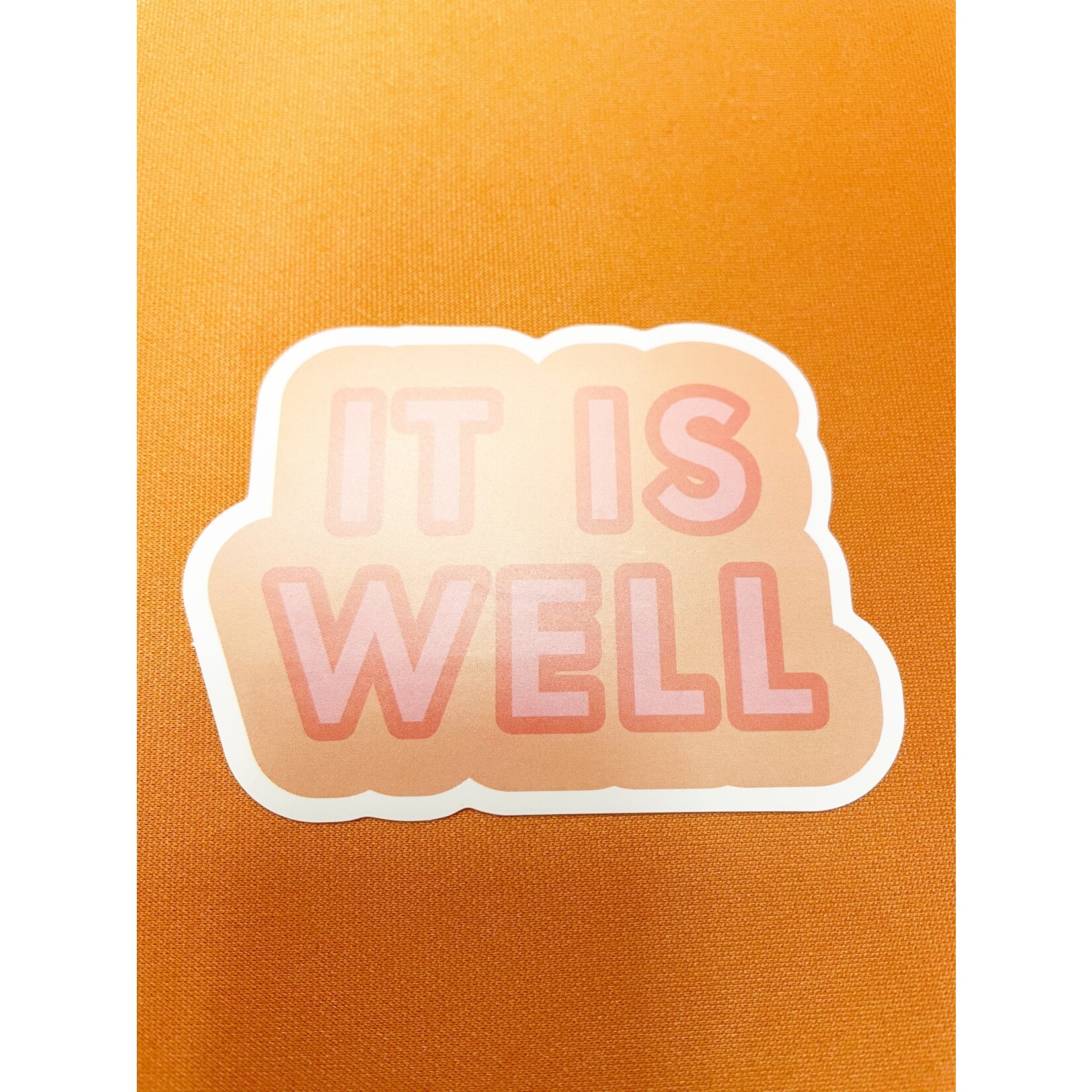 m. lynne designs it is well sticker