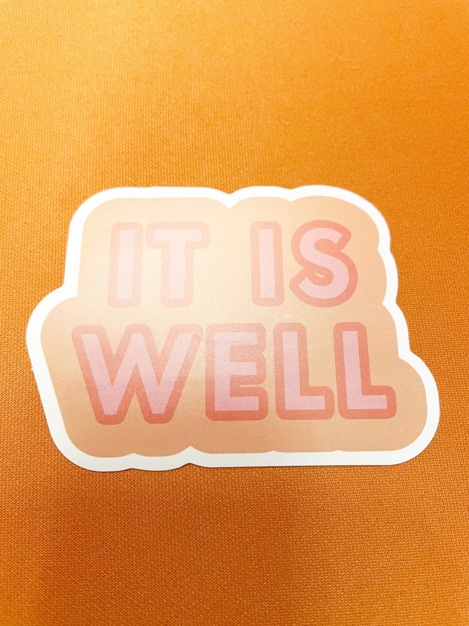available at m. lynne designs It is Well Sticker