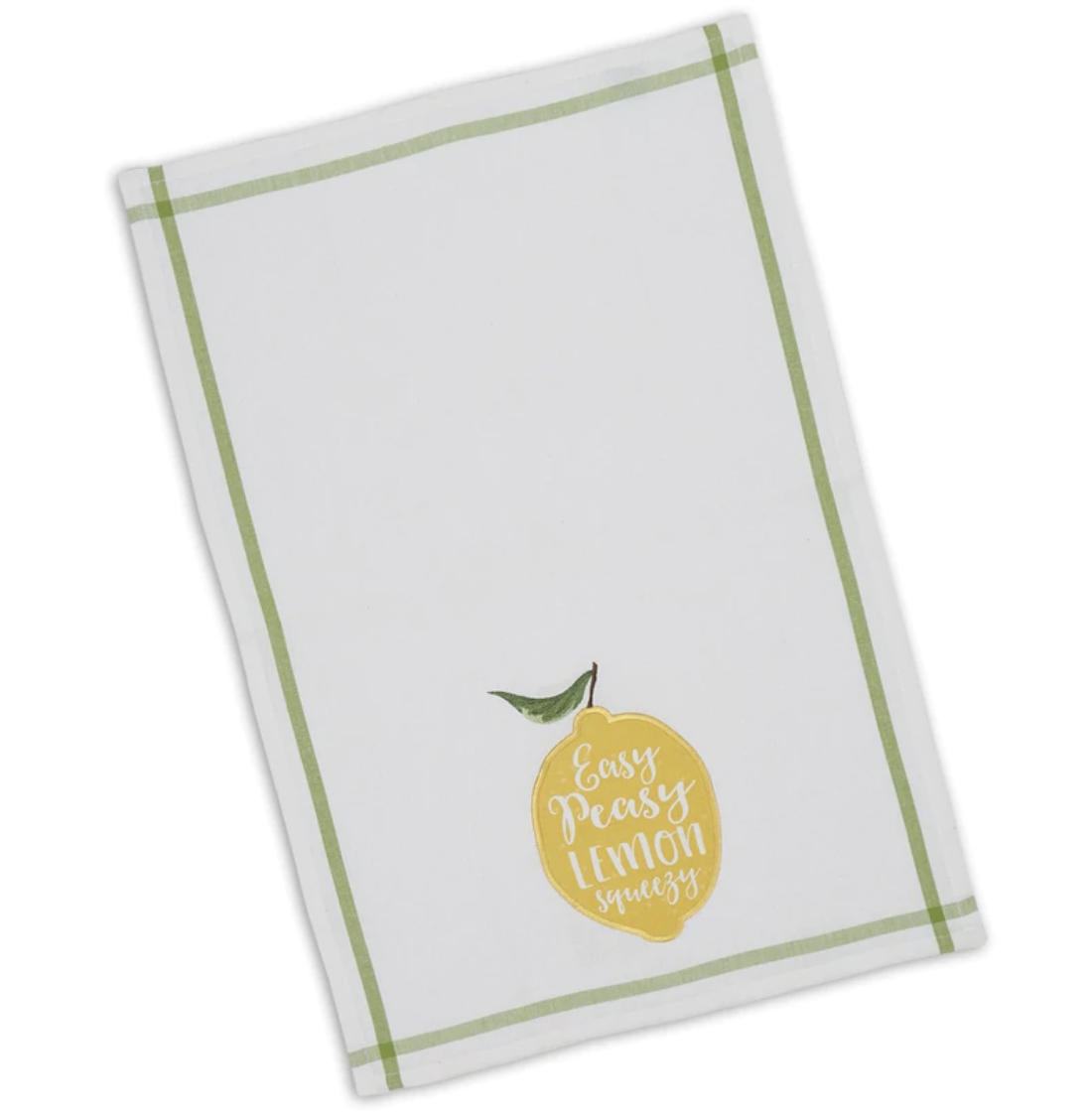 available at m. lynne designs Lemon Squeezy Tea Towel