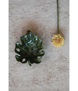available at m. lynne designs Stoneware Leaf Bowl