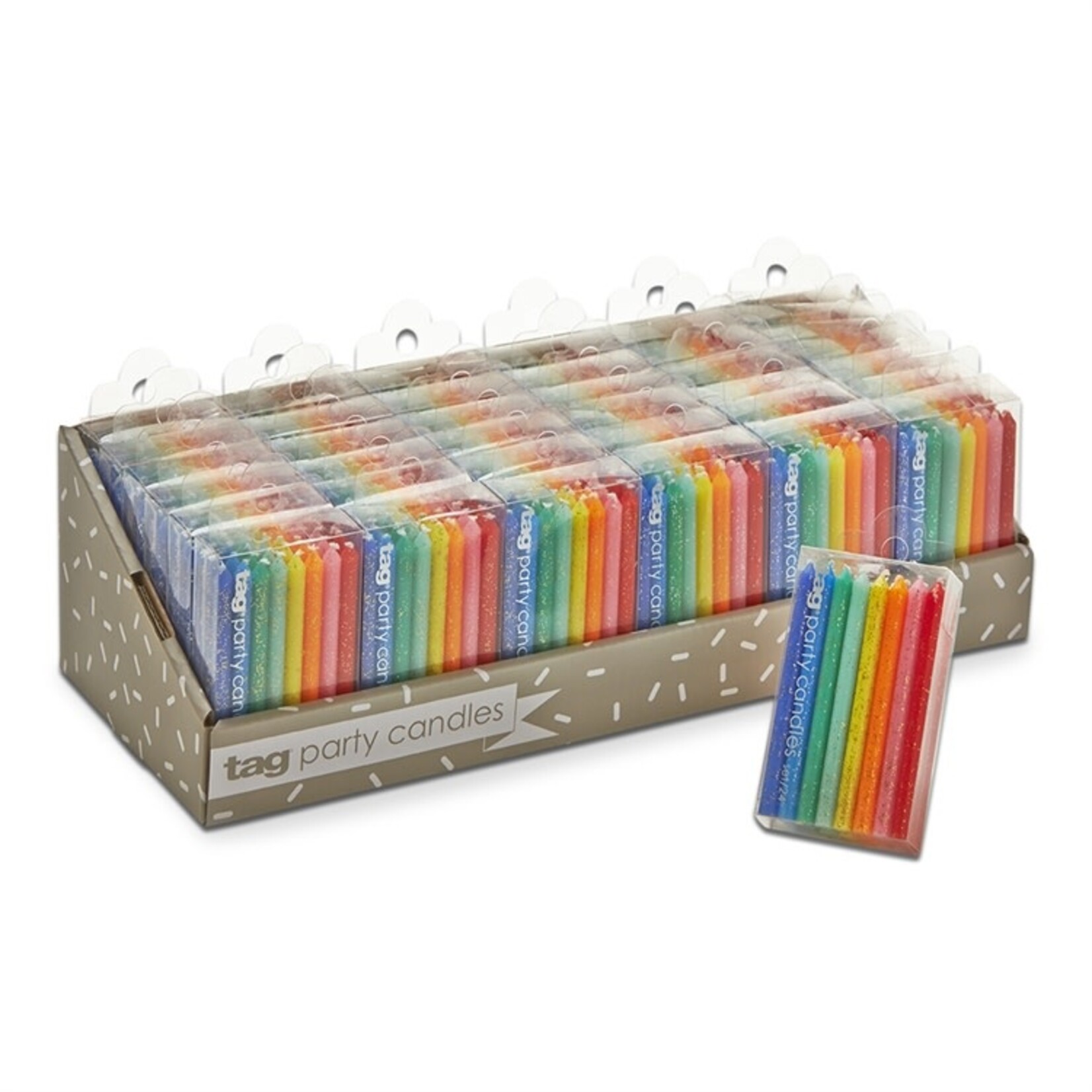 m. lynne designs birthday candle with sparkles