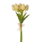 m. lynne designs butter yellow real touch tulips