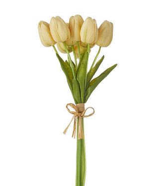 available at m. lynne designs Real Touch Butter Yellow Tulips
