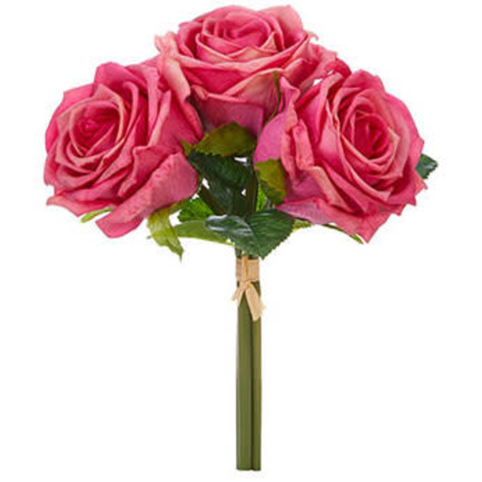 m. lynne designs dark pink real touch rose