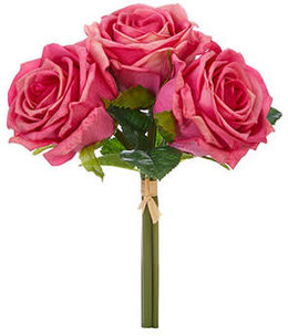 available at m. lynne designs Dark Pink Real Touch Roses