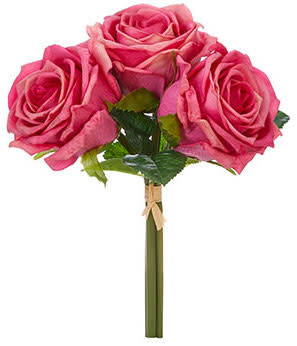 available at m. lynne designs Dark Pink Real Touch Roses