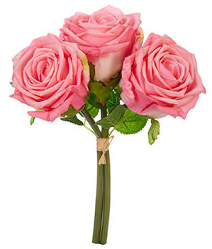 available at m. lynne designs Light Pink Real Touch Roses